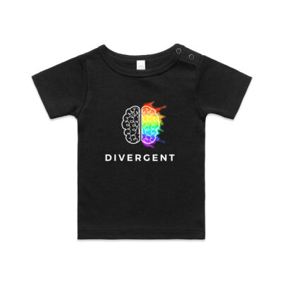 Divergent Infant T-Shirt (White Text) Thumbnail