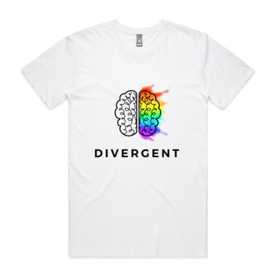 Divergent Adult T-Shirt (Black Text) Thumbnail