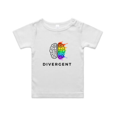 Divergent Infant Shirt (Black Text) Thumbnail