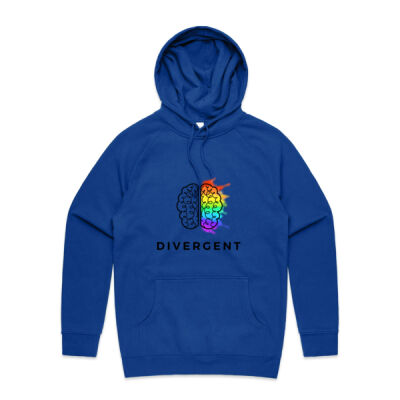 Divergent Adult Hoodie (Black Text)  Thumbnail