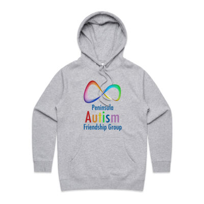 PAFG Adult Fitted Hoodie (Blue Text) Thumbnail