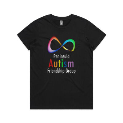 PAFG Adult Fitted T-Shirt (White Text) Thumbnail